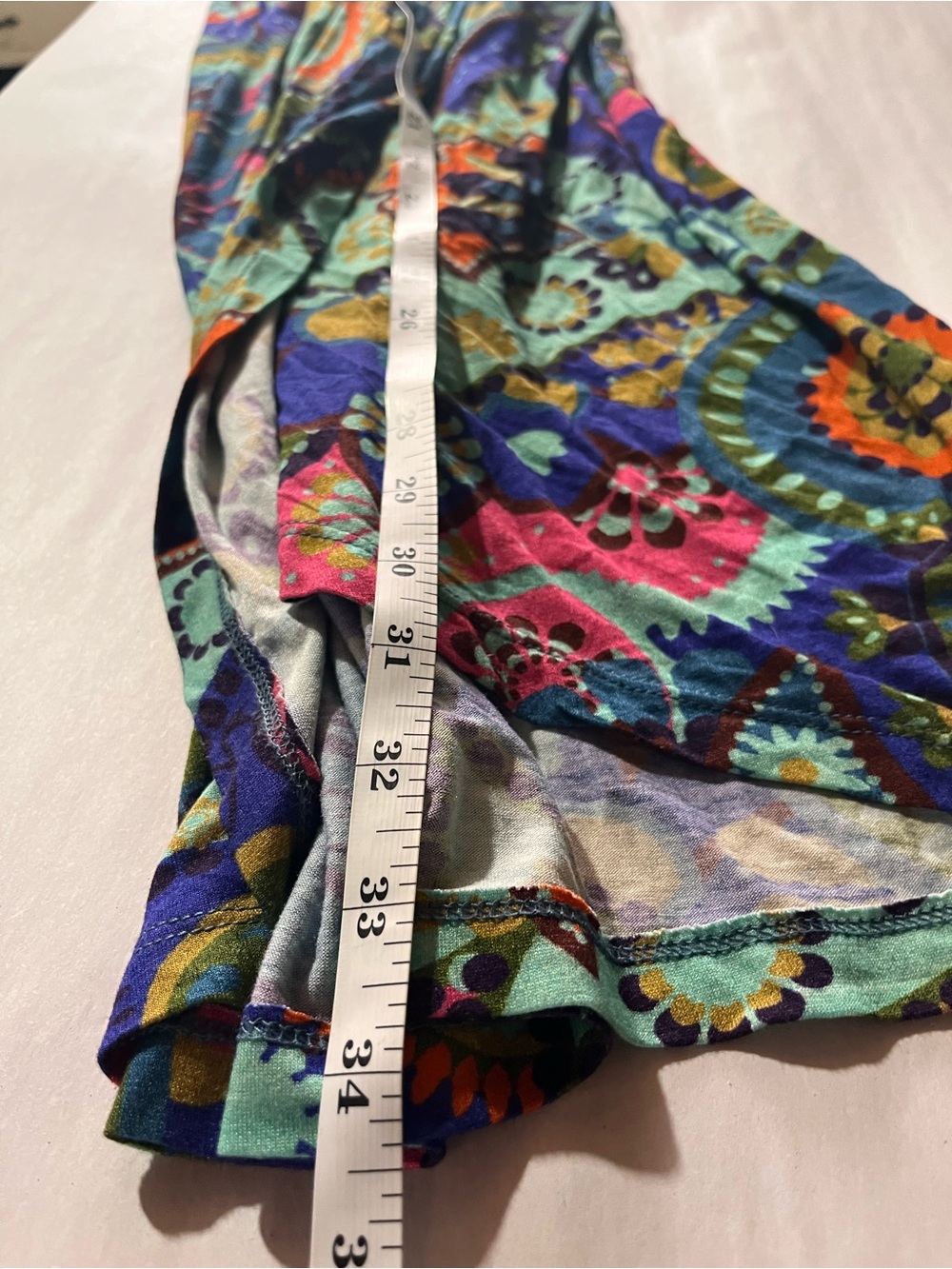 Anthropologie Conditons Apply Pleated Faux Wrap Midi Skirt Large - Picture 8 of 10